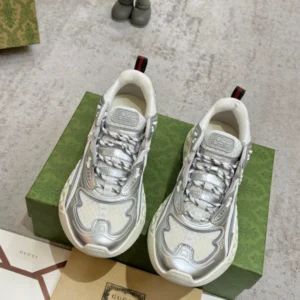 Gucci Cub3d Trainer Sneaker in Grey and White - CS114