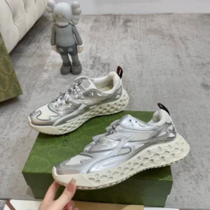 Gucci Cub3d Trainer Sneaker in Grey and White - CS114