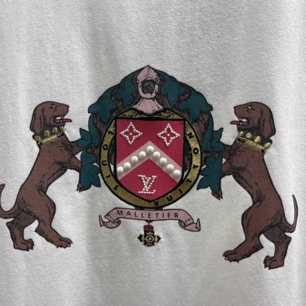 Louis Vuitton Embellished Cotton T-Shirt - LT94