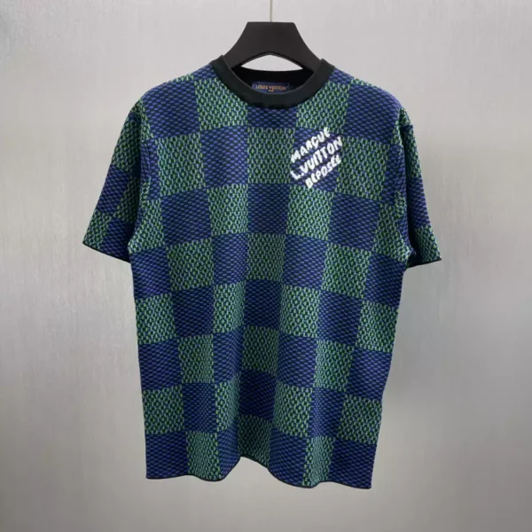 Louis Vuitton Damier Jacquard Short-Sleeved Crewneck - LT115