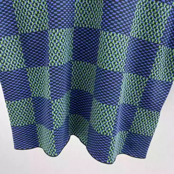 Louis Vuitton Damier Jacquard Short-Sleeved Crewneck - LT115