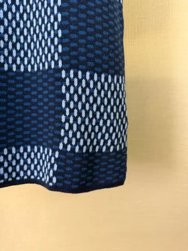 Louis Vuitton Damier Short-Sleeved Crewneck With LV Crystal Patch - LT104