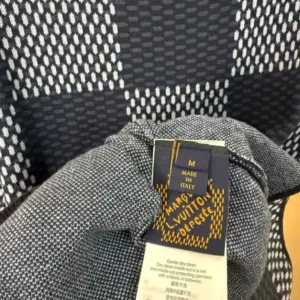 Louis Vuitton Damier Short-Sleeved Crewneck With LV Crystal Patch - LT104