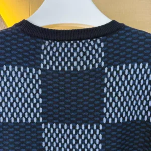 Louis Vuitton Damier Short-Sleeved Crewneck With LV Crystal Patch - LT104