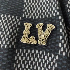 Louis Vuitton Damier Short-Sleeved Crewneck With LV Crystal Patch - LT104