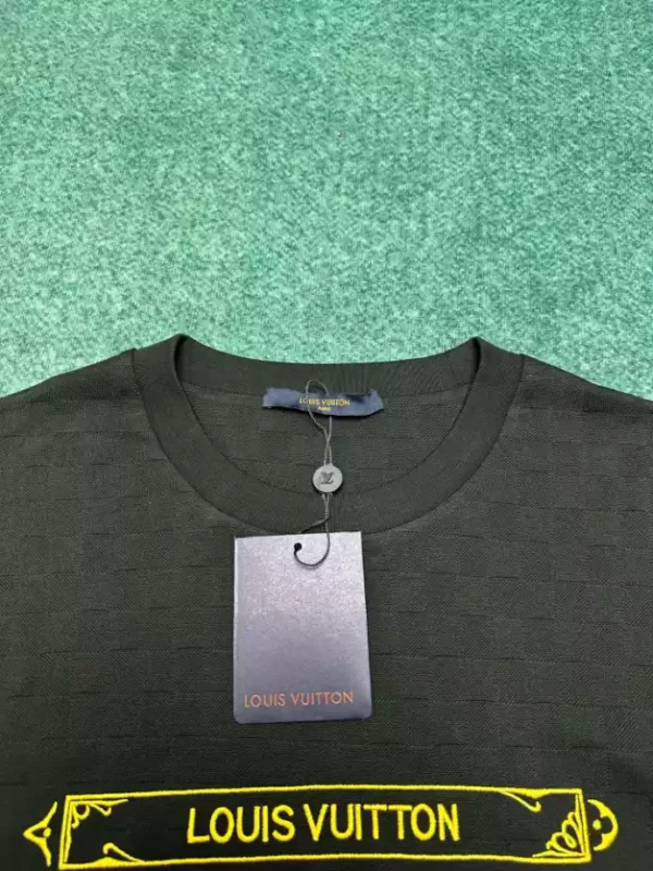 Louis Vuitton Embellished Damier Pique T-Shirt - LT122