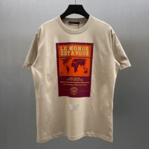 Louis Vuitton Embellished Graphic Cotton T-Shirt - LT112