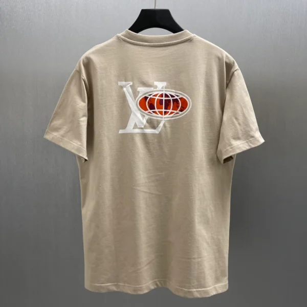 Louis Vuitton Embellished Graphic Cotton T-Shirt - LT112