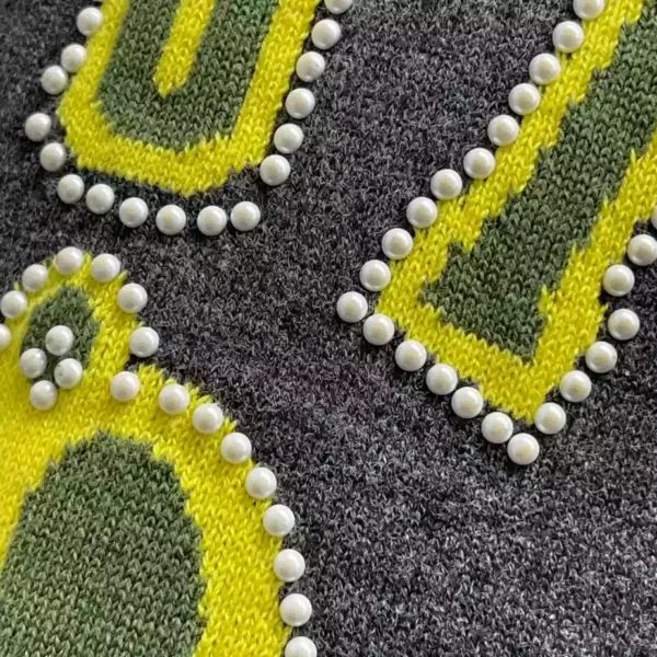 Louis Vuitton Embellished Short-Sleeved Cotton Crewneck - LT98