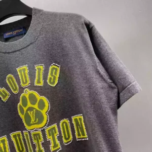 Louis Vuitton Embellished Short-Sleeved Cotton Crewneck - LT98