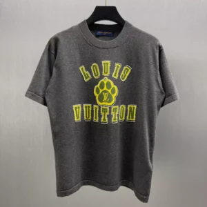 Louis Vuitton Embellished Short-Sleeved Cotton Crewneck - LT98