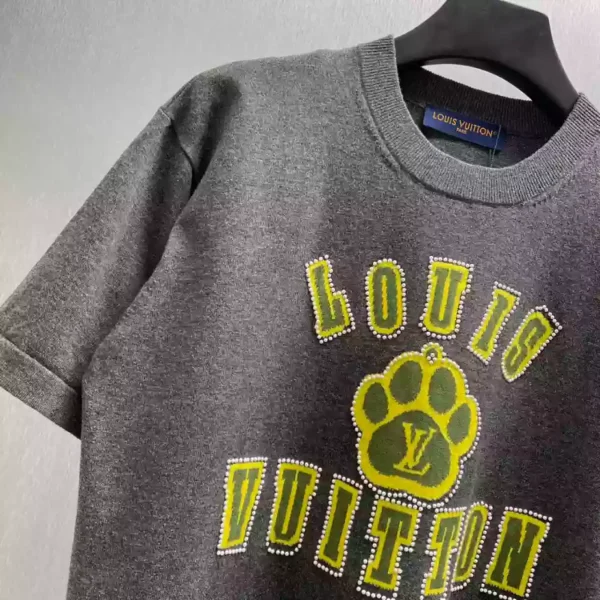 Louis Vuitton Embellished Short-Sleeved Cotton Crewneck - LT98