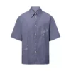 Louis Vuitton Embroidered Chambray Short-Sleeved Shirt - LST37