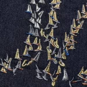 Louis Vuitton Embroidered Chambray Short-Sleeved Shirt - LST37