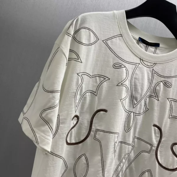 Louis Vuitton Embroidered Cotton T-Shirt - LT103