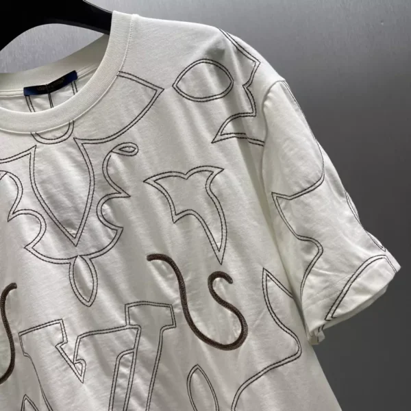 Louis Vuitton Embroidered Cotton T-Shirt - LT103
