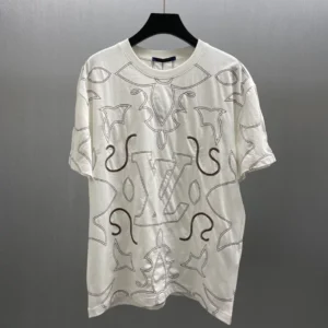 Louis Vuitton Embroidered Cotton T-Shirt - LT103