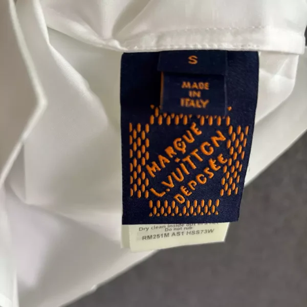 Louis Vuitton Embroidered Short-Sleeved Cotton Shirt - LST28