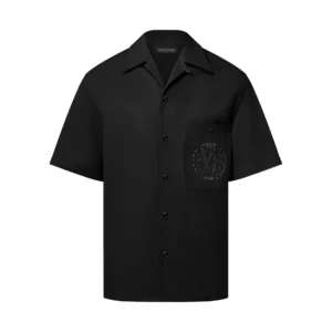 Louis Vuitton Embroidered Short-Sleeved Cotton Shirt - LST29
