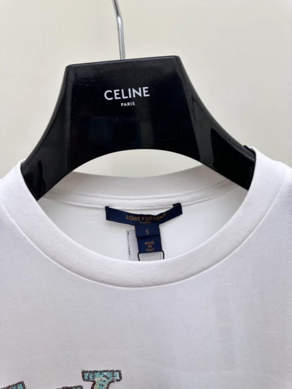 Louis Vuitton Embroidered Short-Sleeved T-Shirt - LT101