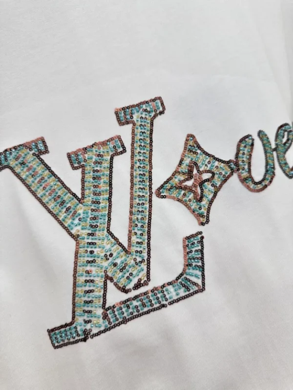 Louis Vuitton Embroidered Short-Sleeved T-Shirt - LT101