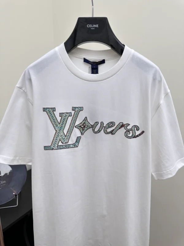 Louis Vuitton Embroidered Short-Sleeved T-Shirt - LT101