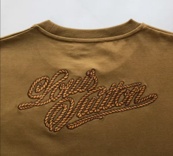 Louis Vuitton Embroidered Signature Cotton T-Shirt - LT107