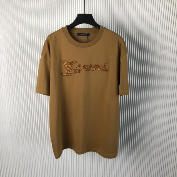 Louis Vuitton Embroidered Signature Cotton T-Shirt - LT107