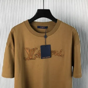 Louis Vuitton Embroidered Signature Cotton T-Shirt - LT107