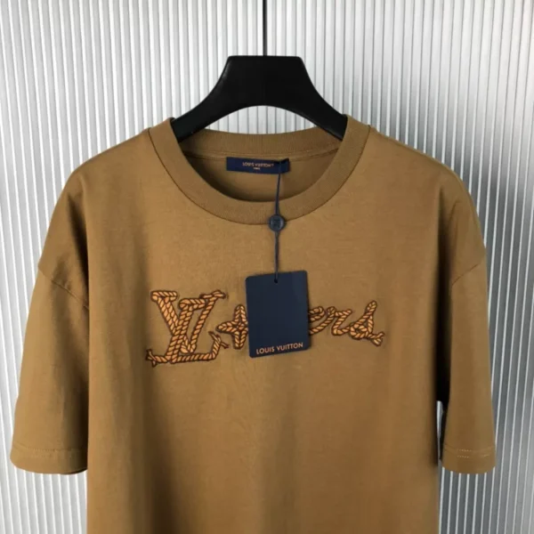Louis Vuitton Embroidered Signature Cotton T-Shirt - LT107