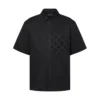 Louis Vuitton Flocked Short-Sleeved Cotton Shirt - LST25
