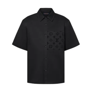 Louis Vuitton Flocked Short-Sleeved Cotton Shirt - LST25