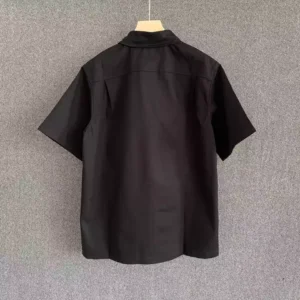 Louis Vuitton Flocked Short-Sleeved Cotton Shirt - LST25