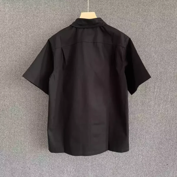 Louis Vuitton Flocked Short-Sleeved Cotton Shirt - LST25
