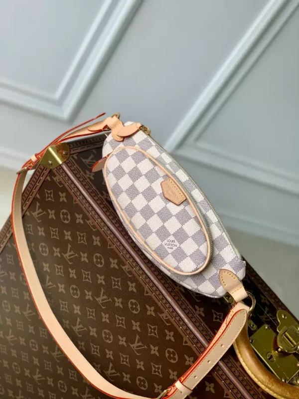 Louis Vuitton Keepit Damier Azur Canvas - LCP07