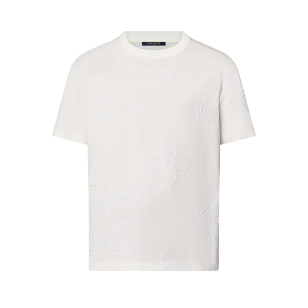 Louis Vuitton Monogram Embroidered Cotton T-Shirt - LT100