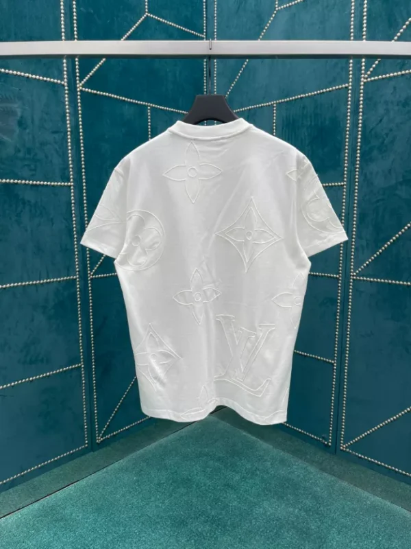 Louis Vuitton Monogram Embroidered Cotton T-Shirt - LT100