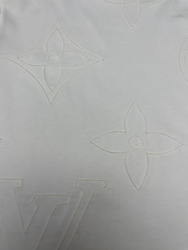 Louis Vuitton Monogram Embroidered Cotton T-Shirt - LT100