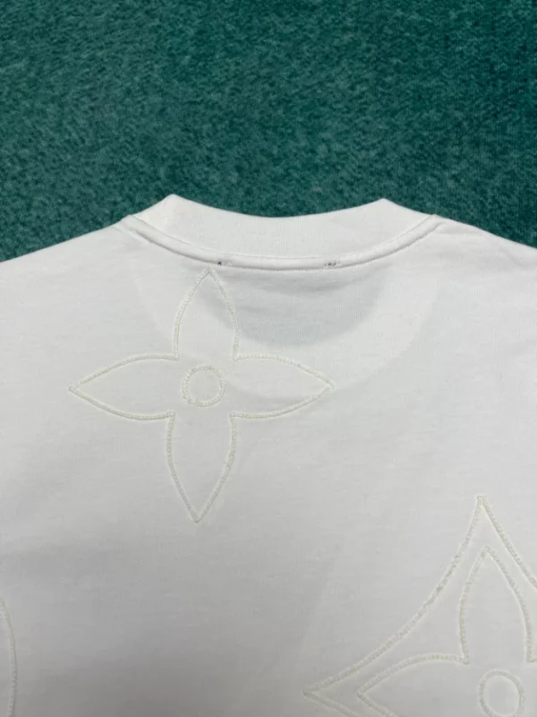 Louis Vuitton Monogram Embroidered Cotton T-Shirt - LT100