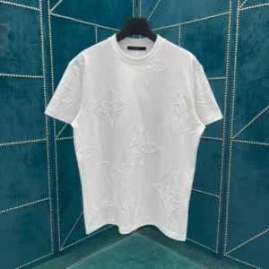 Louis Vuitton Monogram Embroidered Cotton T-Shirt - LT100