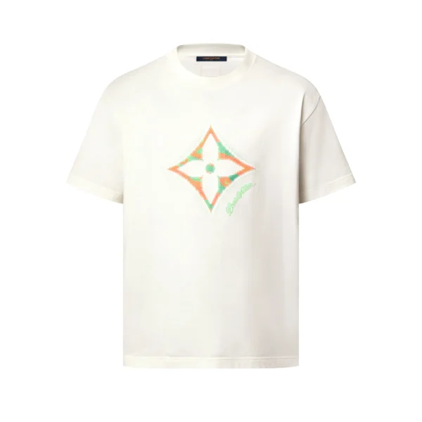 Louis Vuitton Monogram Flower 3D Gradient Print T-Shirt - LT109