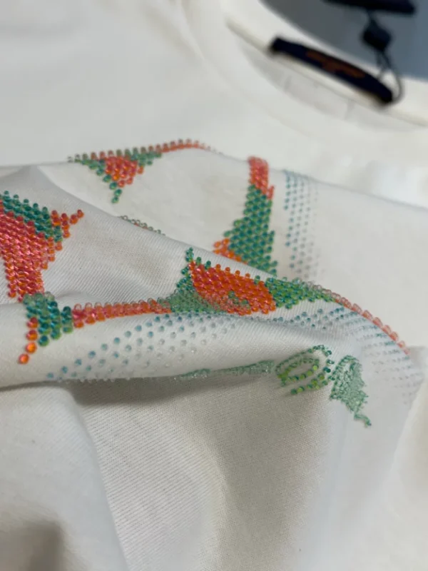 Louis Vuitton Monogram Flower 3D Gradient Print T-Shirt - LT109