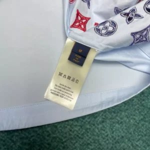 Louis Vuitton Monogram Flowers Embroidered Short-Sleeved Shirt - LST34