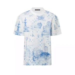 Louis Vuitton Printed Cotton Pique T-Shirt - LT99