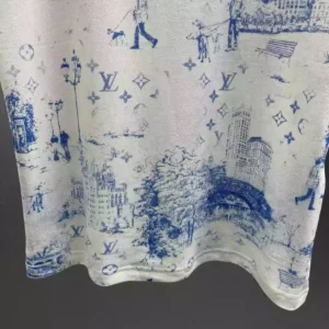 Louis Vuitton Printed Cotton Pique T-Shirt - LT99