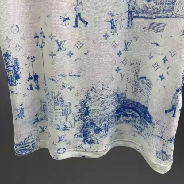 Louis Vuitton Printed Cotton Pique T-Shirt - LT99