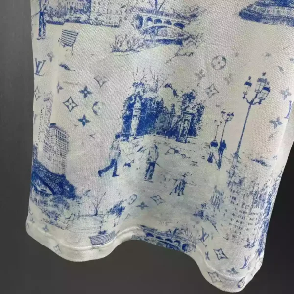 Louis Vuitton Printed Cotton Pique T-Shirt - LT99