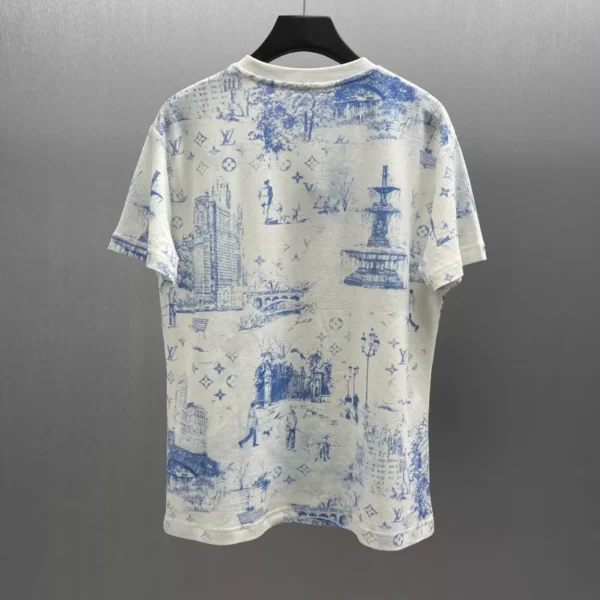 Louis Vuitton Printed Cotton Pique T-Shirt - LT99
