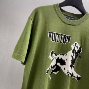 Louis Vuitton Short-Sleeved Cotton Crewneck - LT113