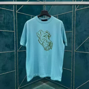Louis Vuitton Short-Sleeved Cotton Crewneck - LT114